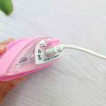 1pc Silicone Facial Cleansing Brush, Rechargeable & Waterproof, Suitable For Home Use And Traveling - Pink - View 5