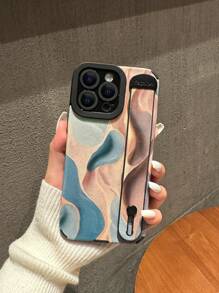 Pu Leather Wristband Sticker Compatible With Apple Phone Case - Multicolor - View 2