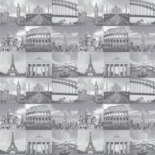 Deliquadros Wall Paper - Đen và trắng - Xem 3