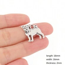 10入組可愛的diy項鍊吊墜-狗貓兔造型,適用於珠寶製作的手工材料配件 - 動物吊墜 - 查看 14