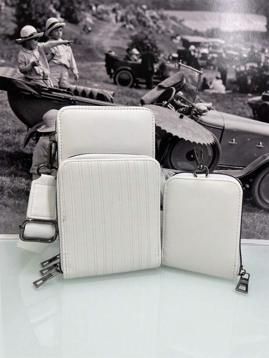 Phone Wallets - White - View 1