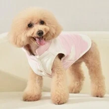 Pet Clothes Winter Fleece Jacket Teddy Bichon Small-Medium Dogs Coat Warm Waterproof Vest - Orange - View 4