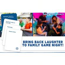 1PC Kids Against Maturity Expansion Pack , Card Game For Kids And Families, Super Fun Hilarious For Family Party Game Night - Blue - View 9