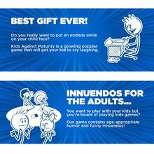 1PC Kids Against Maturity Expansion Pack , Card Game For Kids And Families, Super Fun Hilarious For Family Party Game Night - Blue - View 7