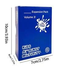 1PC Kids Against Maturity Expansion Pack , Card Game For Kids And Families, Super Fun Hilarious For Family Party Game Night - Blue - View 3