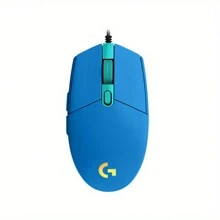 Logitech G102 Light Sync 有线游戏鼠标，带 RGB 照明、游戏级传感器、8000 Dpi 轻量级，适用于 PC 笔记本电脑游戏玩家 - 藍色 - 查看 10