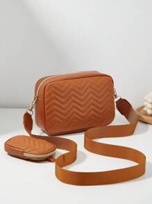 Bolsas femininas quadradas de ombro/crossbody mini bolsa acolchoada