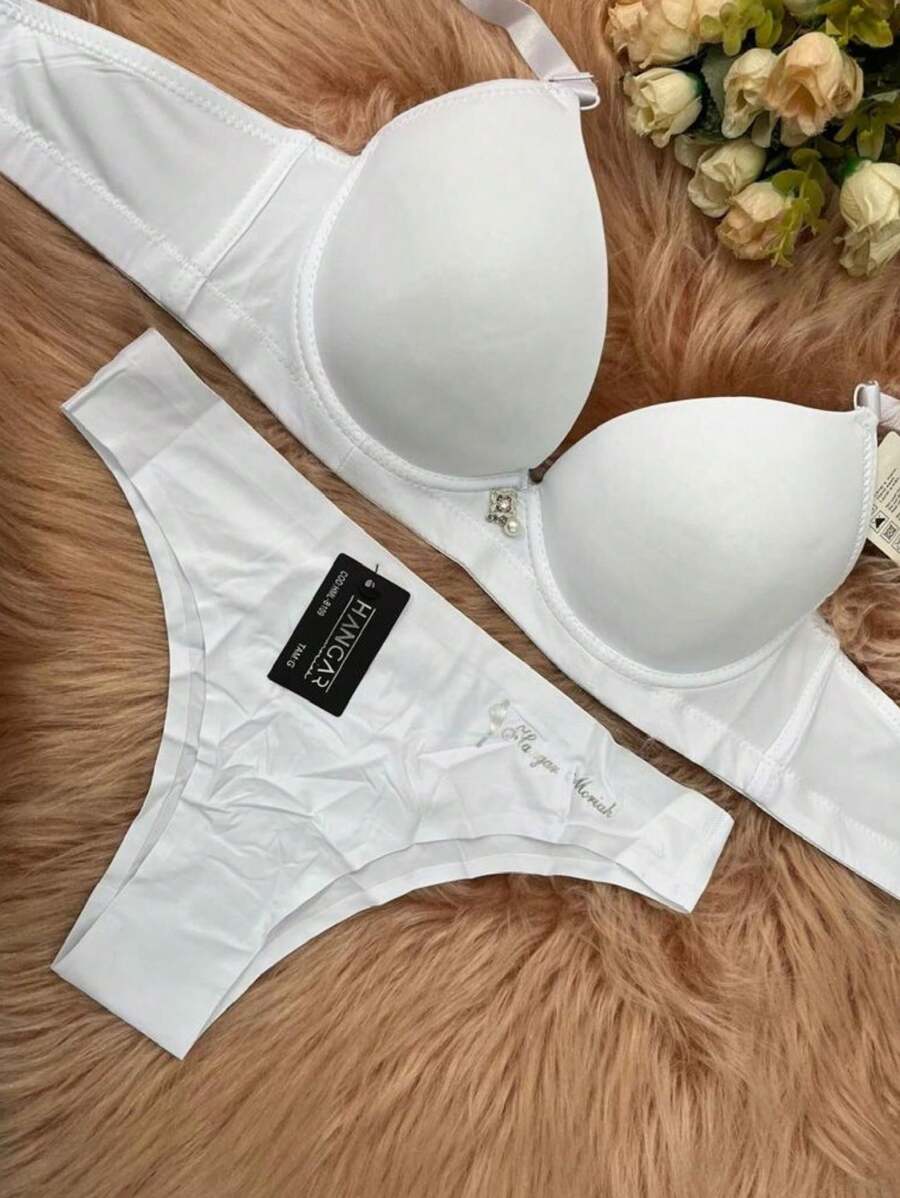 Women Bra & Panty Sets - White - View 1
