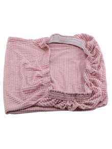 1pc Polar Fleece Sofa Armrest Chair Cover - Washable, Removable, Stretchable Pet Furniture Protector, Fits For Office, Living Room And Home Decoration - Pink - View 7