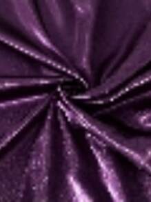 2pcs Solid Color Comfortable Pillowcases (1 Pair) - Purple - View 2