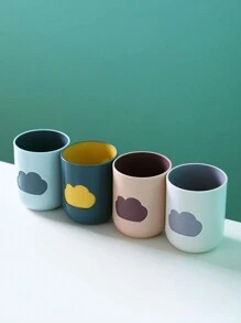 1個雲形牙刷杯 - 彩色 - 查看 4