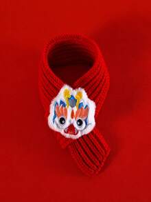 1入組寵物新年裝飾頸巾作為配飾 - 紅色 - 查看 1