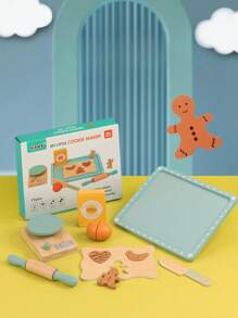 1入組模擬咖啡機廚房玩具烹飪套裝娃娃屋配件兒童區材料生日禮物寶寶 - 藍色 - 查看 12