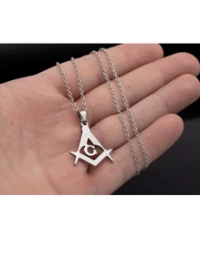 Men's Pendant Necklaces - Bạc - Xem 6