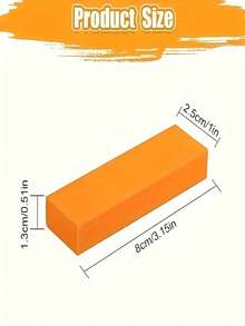 1PC Stainless Steel Decontamination Eraser Kitchen Scale And Rust Removal Cleaning Eraser Dust Cleaner Bathroom Rubber Wet Cleaning Eraser Physical Decomposition For Kitchen Orange - Orange - View 5