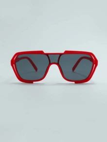 1 件时尚儿童时尚眼镜和潮流配饰 - 紅色 - 查看 3