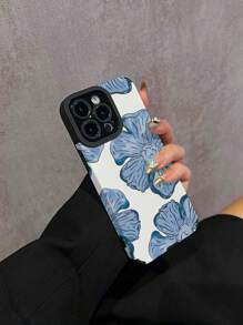 Ốp điện thoại bằng da TPU họa tiết hoa dọc màu xanh dương, 1 chiếc, tương thích với iPhone 11 12 13 14 12 Pro Max 13 Pro Max 14 Pro Max 15 15 PRO 15 PLUS 15 Pro Max 16 16 Pro 16 Plus 16 Pro Max, Galaxy S20 FE A71 U22 A52 A53 A32 A04 A13 A24 A33 A34 A54 S23 Ultra S24 Ultra. Chống nước, chống sốc, chống rơi, chống trầy xước. Ốp điện thoại thời trang, quà tặng mùa xuân, sinh nhật. - Nhiều màu - Xem 2