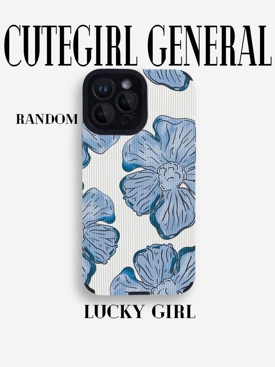 Ốp điện thoại bằng da TPU họa tiết hoa dọc màu xanh dương, 1 chiếc, tương thích với iPhone 11 12 13 14 12 Pro Max 13 Pro Max 14 Pro Max 15 15 PRO 15 PLUS 15 Pro Max 16 16 Pro 16 Plus 16 Pro Max, Galaxy S20 FE A71 U22 A52 A53 A32 A04 A13 A24 A33 A34 A54 S23 Ultra S24 Ultra. Chống nước, chống sốc, chống rơi, chống trầy xước. Ốp điện thoại thời trang, quà tặng mùa xuân, sinh nhật. - Nhiều màu - Xem 1