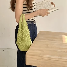 魔术弹力手提袋，可伸缩购物手提包，大容量可重复使用购物袋学校用品学校配件返校大学生