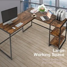 Escritorios de oficina en casa - Óxido marrón - Ver 7