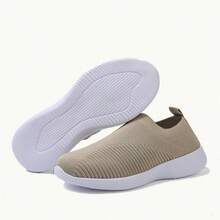 Women's Sports Shoes, Lightweight, Comfortable, Ideal For Work And Long Standing, Fall And Winter - Khaki - View 5