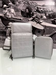 Phone Wallets - 銀色 - 查看 1