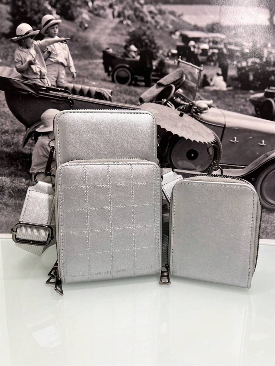 Phone Wallets - 銀色 - 查看 1