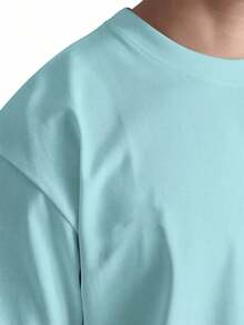 Men T-Shirts - Màu xanh nhạt - Xem 3