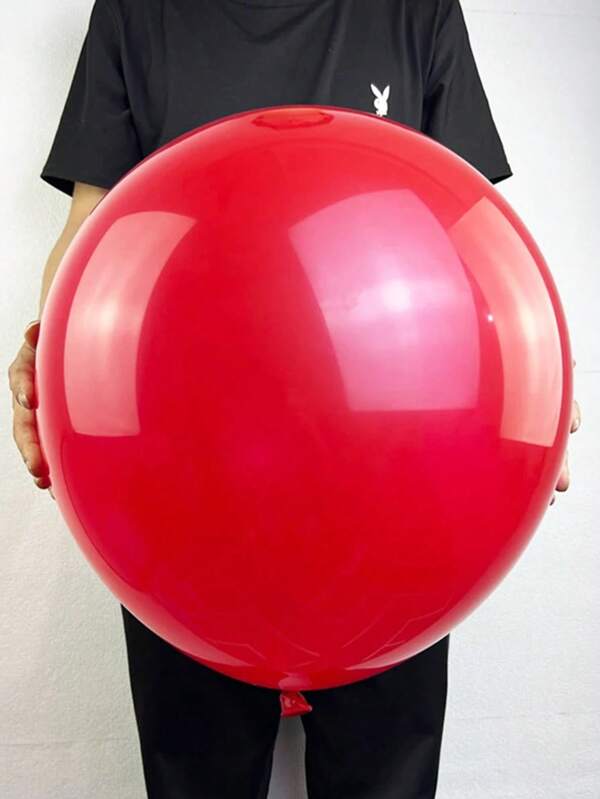 5 piezas de globos de látex rojos de 18 pulgadas, excelentes para bodas, cumpleaños, San Valentín, decoración de fiestas, Navidad