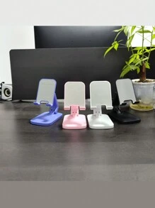 Rotatable & Foldable & Adjustable Slouchy Bracket For Desktop, Phone & Tablet Stand - White - View 2