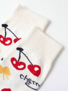 4對/包女中筒襪,抗菌排濕柔軟,舒適、休閒、多功能且時尚,適合日常穿著 - 彩色 - 查看 6