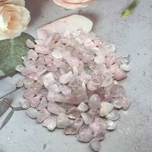 100g/Pack Natural Asymmetric Pink Crystal Stone, Demagnetized Stone For Landscaping, Aquarium And Fish Tank Decoration - Pink - View 6