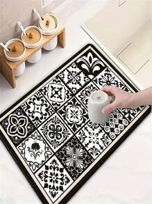 黑白格紋區域地毯 - 1 - 查看 2