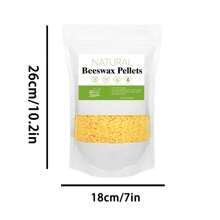 453g蜂蠟顆粒，100％天然純蠟，適用於蠟燭和肥皂製作