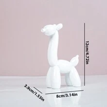 1 件树脂工艺气球鹿雕像家居装饰适用于客厅和入口处最佳礼物