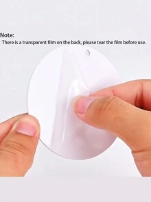 1pc Wooden House Baptism Scene Acrylic Wave Square Pendant With Gold Cord, Perfect Gift For Family And Friends, Suitable For Service, Holiday Promotion, Creating Festive Atmosphere, Festive Decoration Hanging Pendant, Christmas Tree Decoration Hanging Pendant - Multicolor - View 8