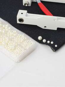 珍珠鑲嵌機工具​​,精準沖壓5模,堅固,耐用,實用,手動串珠機,diy珍珠鑲嵌機（藍色） - 藍色 - 查看 6