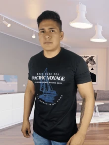 Men T-Shirts - màu đen - Xem 3