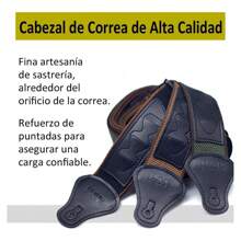 Adjustable Bass Guitar Strap With Pick Holder Strap