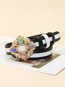 女性腰帶 - 黑色 - 查看 1