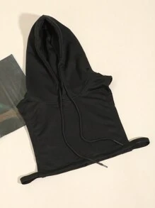 1pc Unisex Fashionable Solid Color Pullover Hoodie With Windproof And Warm Features In Black, White And Grey Suitable For Outdoor Activities Like Traveling, Hiking In Autumn And Winter - Multicolor - View 13