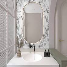 大理石接觸紙壁紙自粘式防水墊紙別墅裝修膠紙墊貼貼紙廚房櫥櫃架子桌面裝飾 - 棕色 - 查看 6