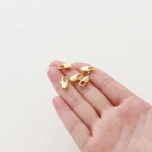 1包10個銅質龍蝦扣,適用於自製手鍊和項鍊 - 保色龍蝦扣 - 查看 3