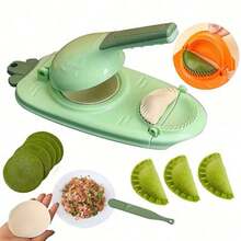 Dumpling Making Machine. Machine To Make Empanadas. Ravioli Making Machine - Green - View 2