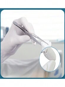 1 Set Of 20 Pairs White Disposable Gloves For Kitchen, Cleaning, Dishwashing - Pvc Latex Anti-Oil Disposable Gloves; Pvc Nitrile Synthetic Gloves For Hair Dying, Car Repair - Multi-Functional, Waterproof, Food Safety - White - View 5