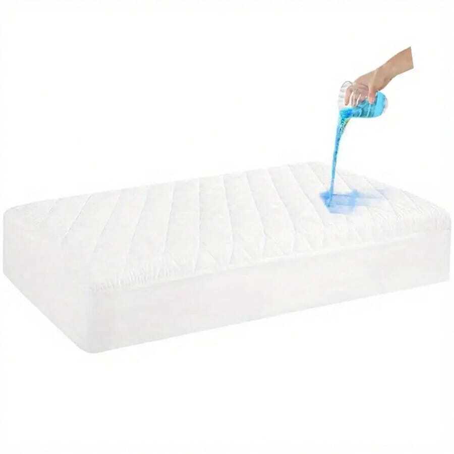 1pc Baby White Polyester Fitted Crib Sheet Love Valentine