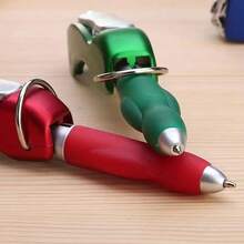 1pc Multifunctional Keychain With Nail Clippers, Foldable Ballpoint Pen, Random Color For Outdoor Travel Gift - Multicolor - View 6