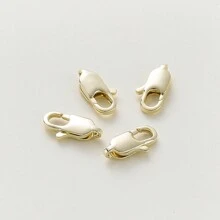 1包10個銅質龍蝦扣,適用於自製手鍊和項鍊 - 保色龍蝦扣 - 查看 21