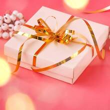 緞帶,500碼氣球綁帶5mm閃亮捲曲緞帶,金屬閃粉緞帶適用於禮品包裝及慶祝活動。如生日、聖誕、新年和婚禮裝飾 - 黑色 - 查看 8