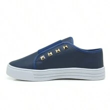 Women Wedge Sneakers - 藍色 - 查看 3